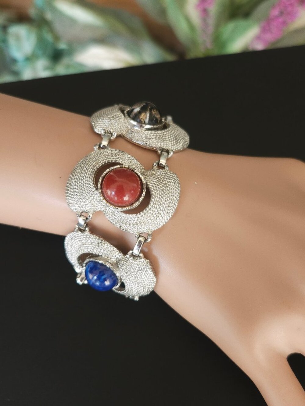 Vintage Sarah Coventry Multi-Swirl Bracelet